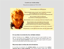 Tablet Screenshot of mediumpurevoyance.com